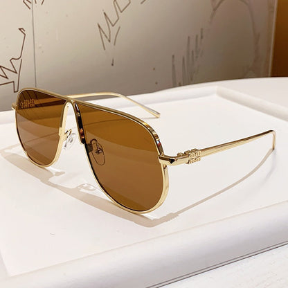 Men's Luxurious Oversized Aviator Sunglasses Bowlift