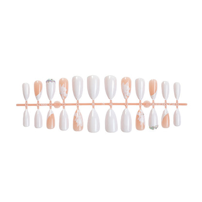 Premium Floral Designed Press-On Nail Set Acalora