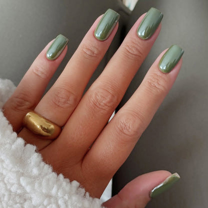 Glossy Press-On Nail Set Acalora