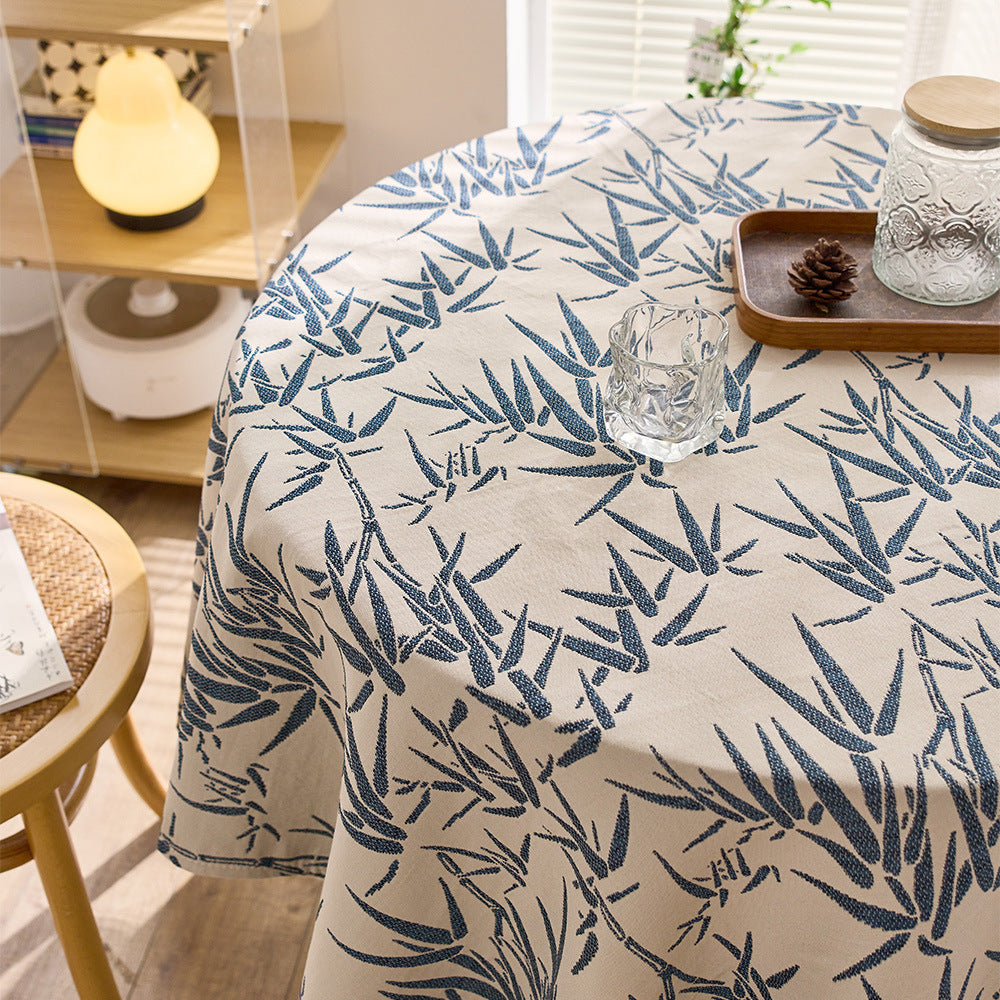 Bamboo Leaf Print Tablecloth