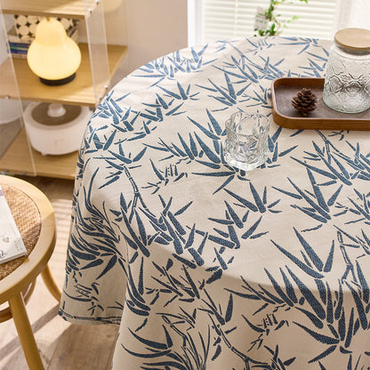 Bamboo Leaf Print Tablecloth