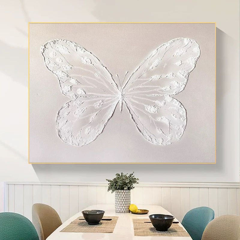 Textured Butterfly Canvas Art