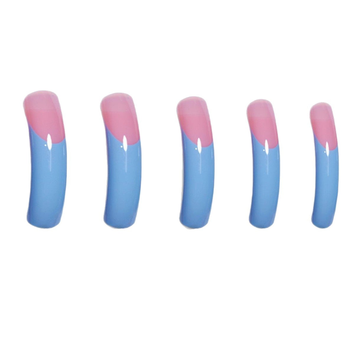 Glossy Long Stiletto Press-On Nails Acalora