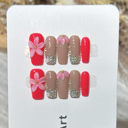 Reusable Press-On Nail Set Acalora