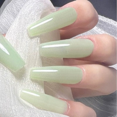 Long-Lasting Glossy Press-On Nail Set Acalora