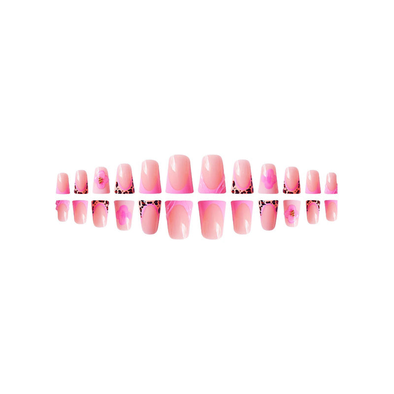Floral Design Press-On Nail Set Acalora