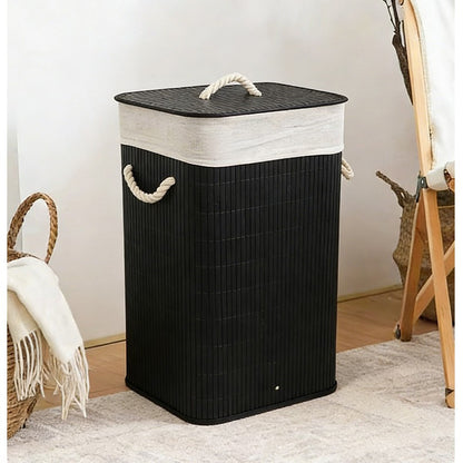 Laundry basket with lid and handle Acalora