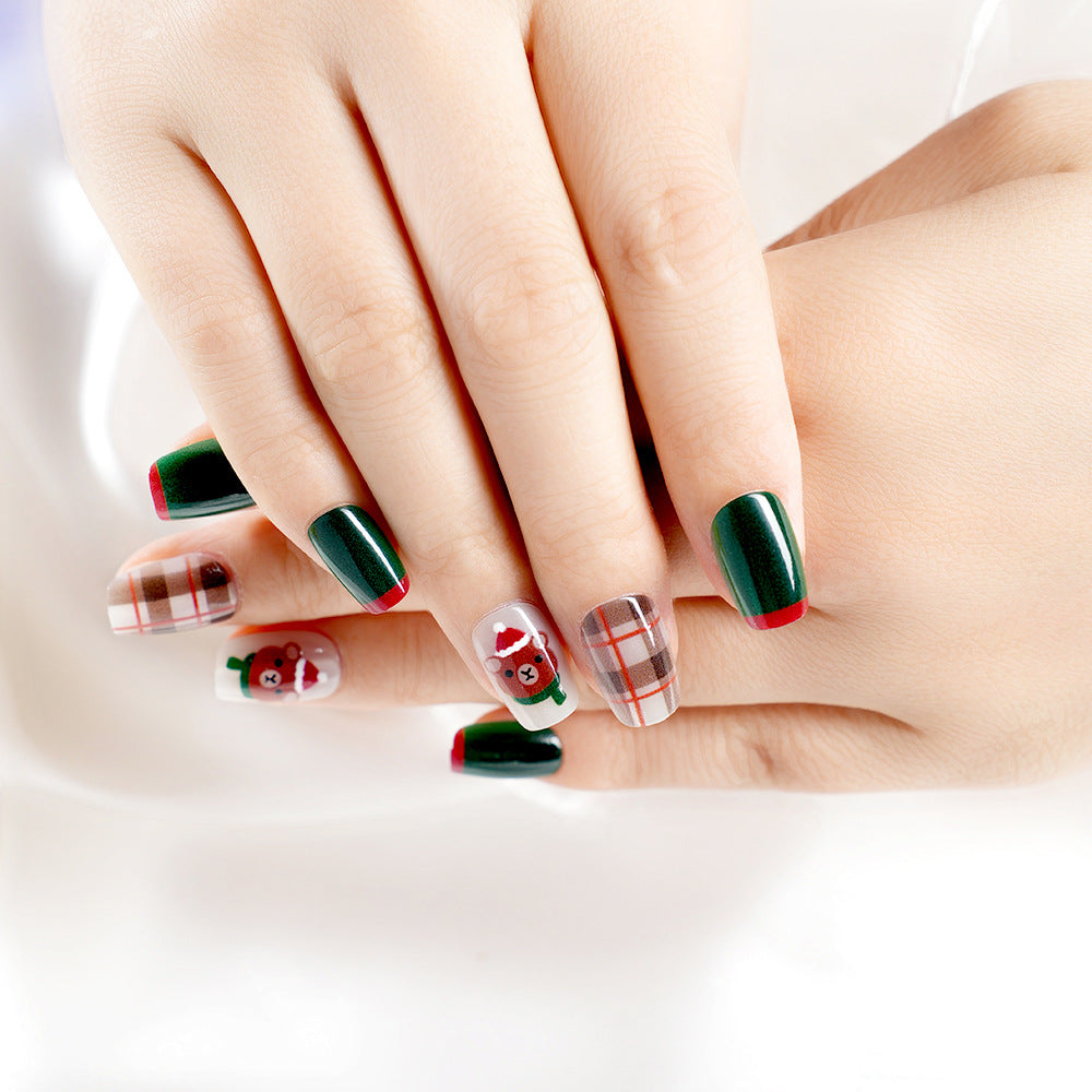 Festive Themed Press-On Nail Set Acalora