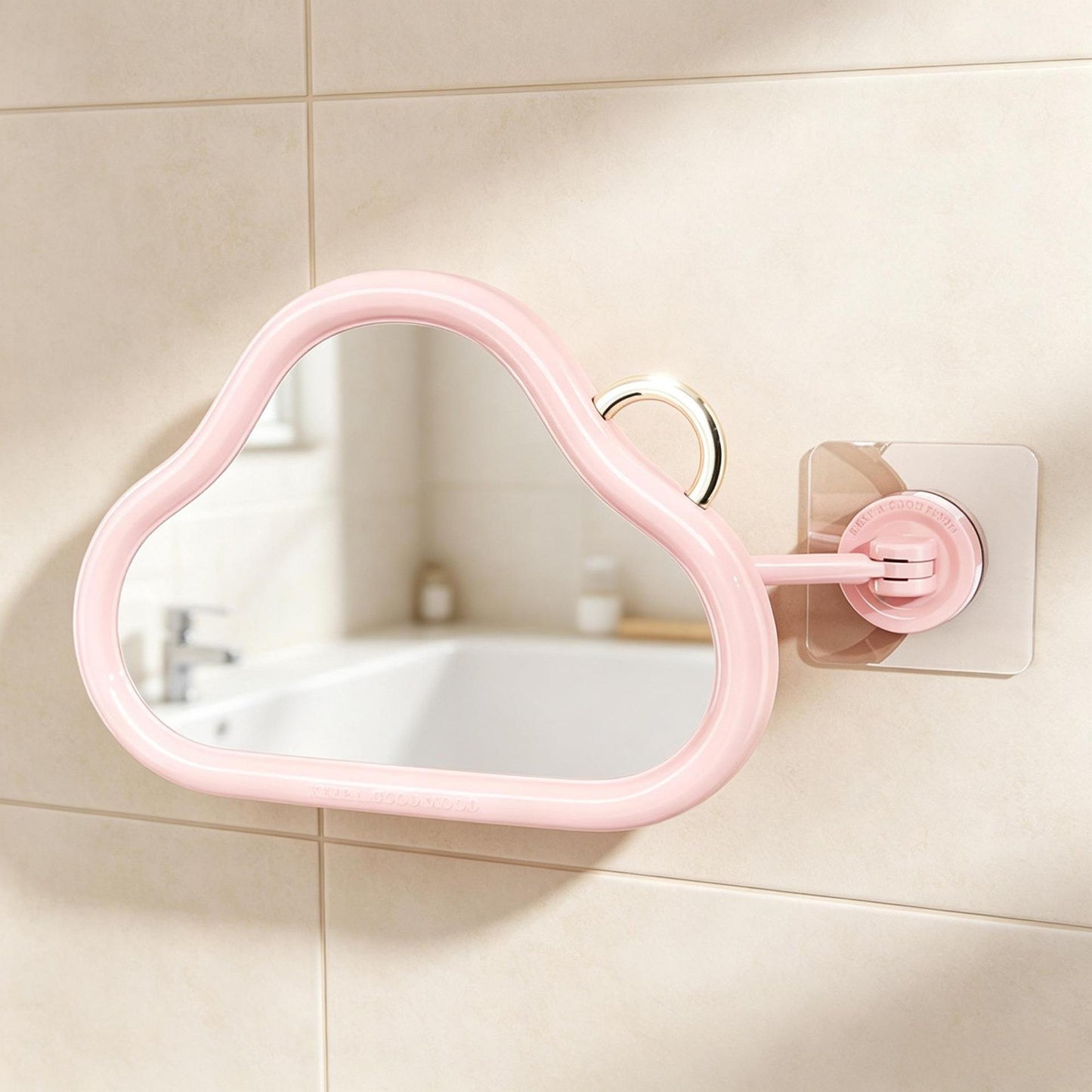 Cloud-Shaped Wall-Mounted Mirror