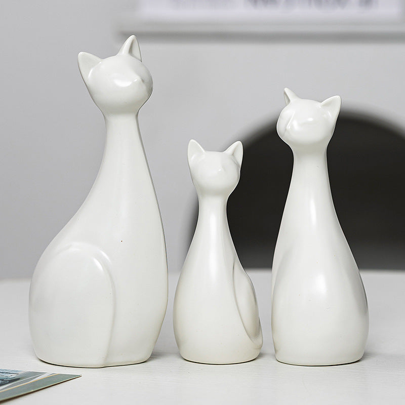Decorative Ceramic Cat Acalora