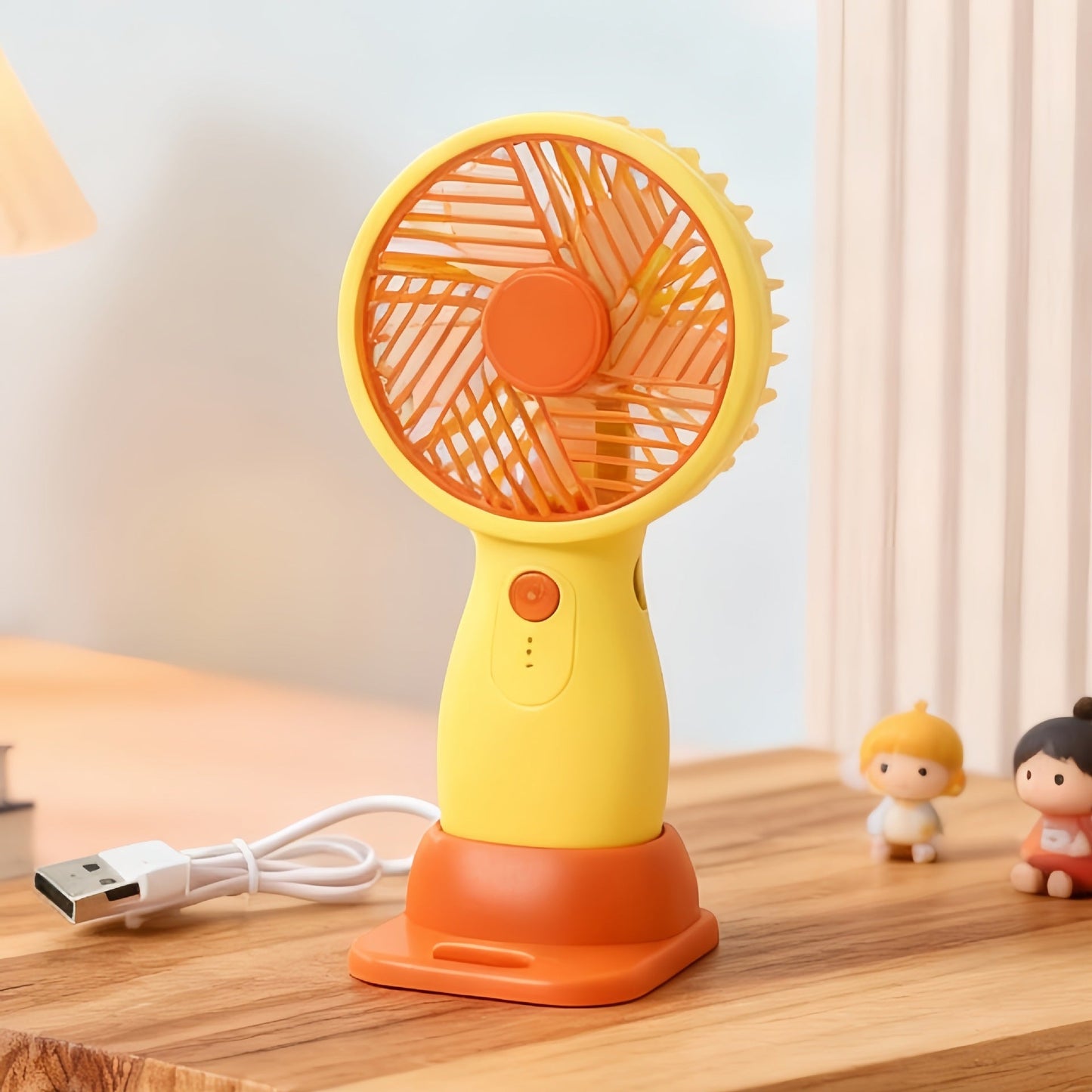 Women's Portable Table Fan with flexible tilt mechanism and powerful battery technology Brehn