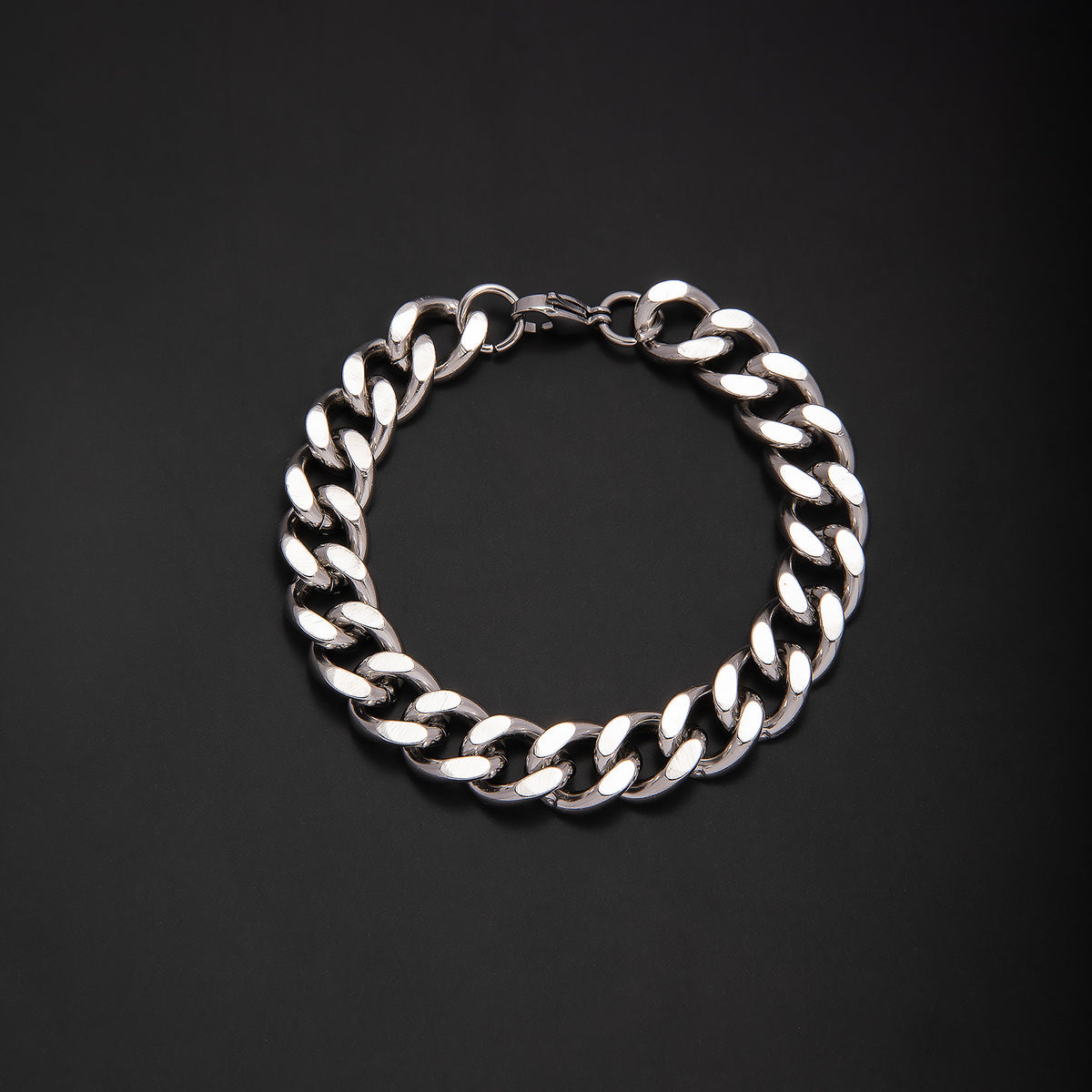Bold Cuban Link Chain Bracelet Acalora
