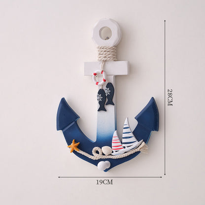 Classic Nautical Anchor Wall Accent