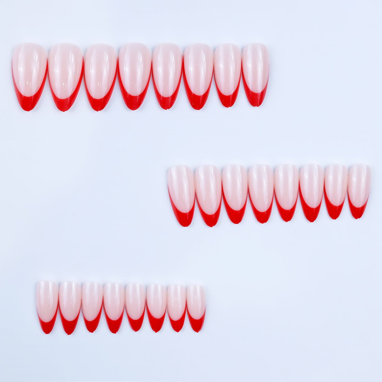 Artificial nails in elegant fringe design Acalora