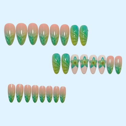 Artificial nails with playful floral design Acalora