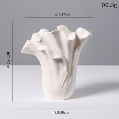 Artistic Textured Ceramic Vase