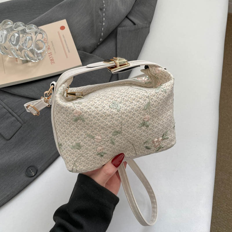 Embroidered Floral Mini Handbag Acalora