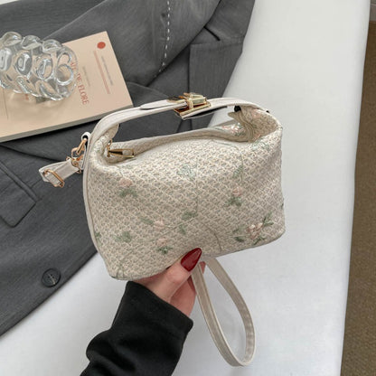 Embroidered Floral Mini Handbag Acalora