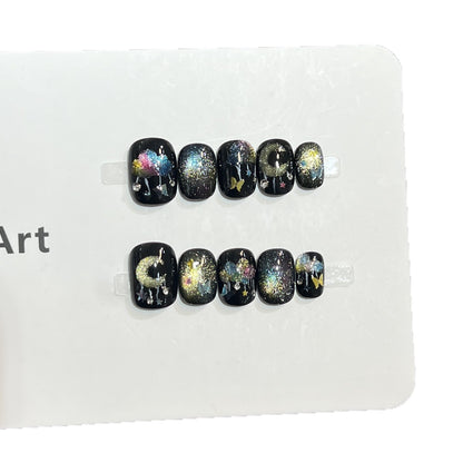 Galaxy-Themed Nail Art Set Acalora
