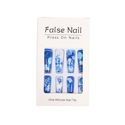 Creative Nail Art Set with Floral Design Acalora