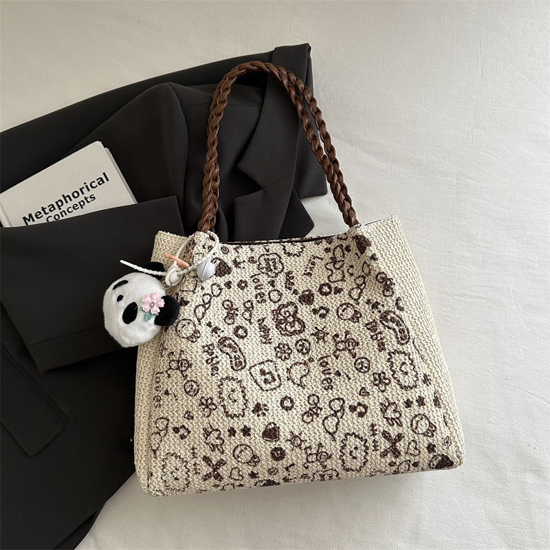 Chic Woven Tote Bag Acalora