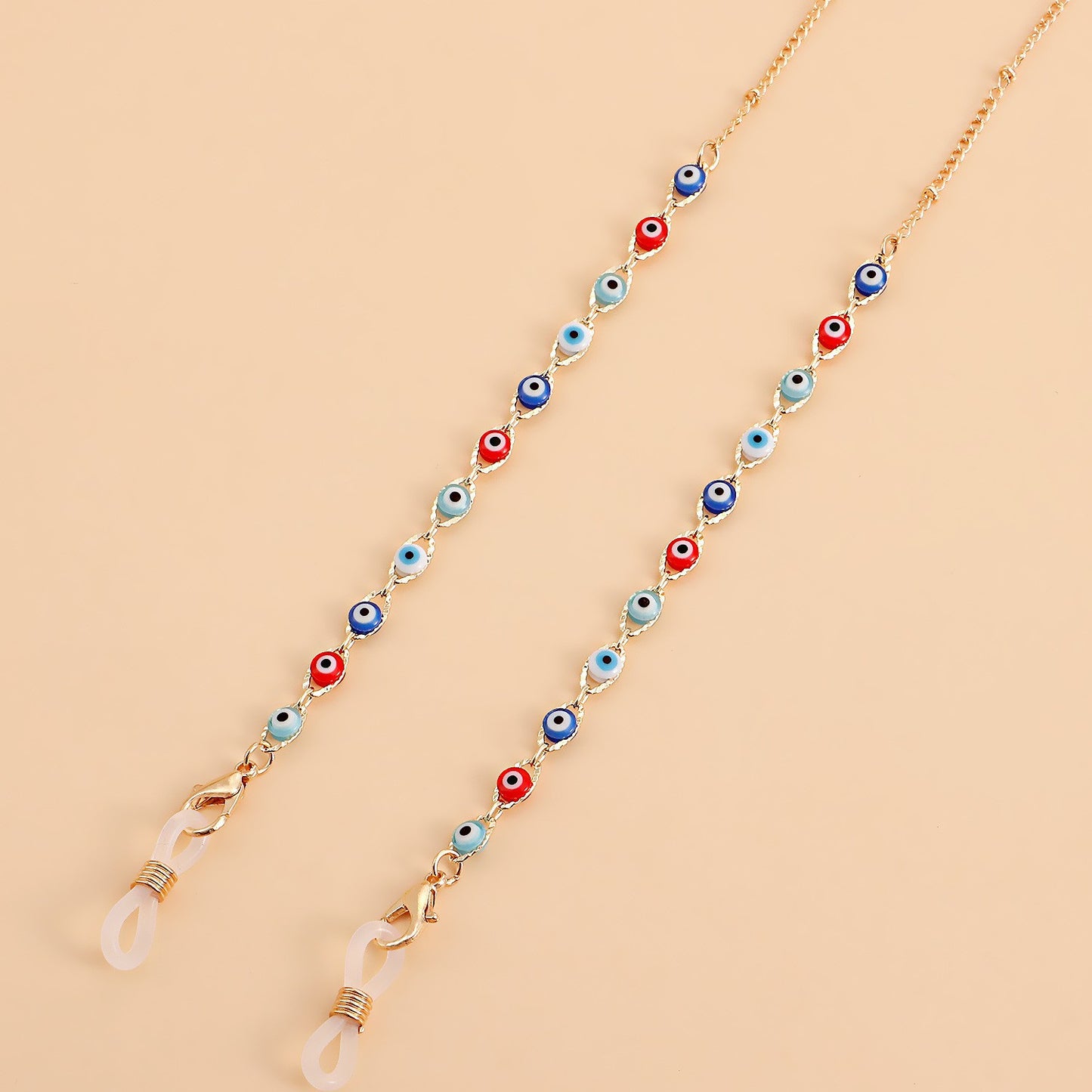 Stylish Sunglasses with Decorative Chain Acalora