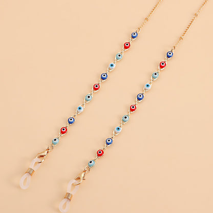 Stylish Sunglasses with Decorative Chain Acalora