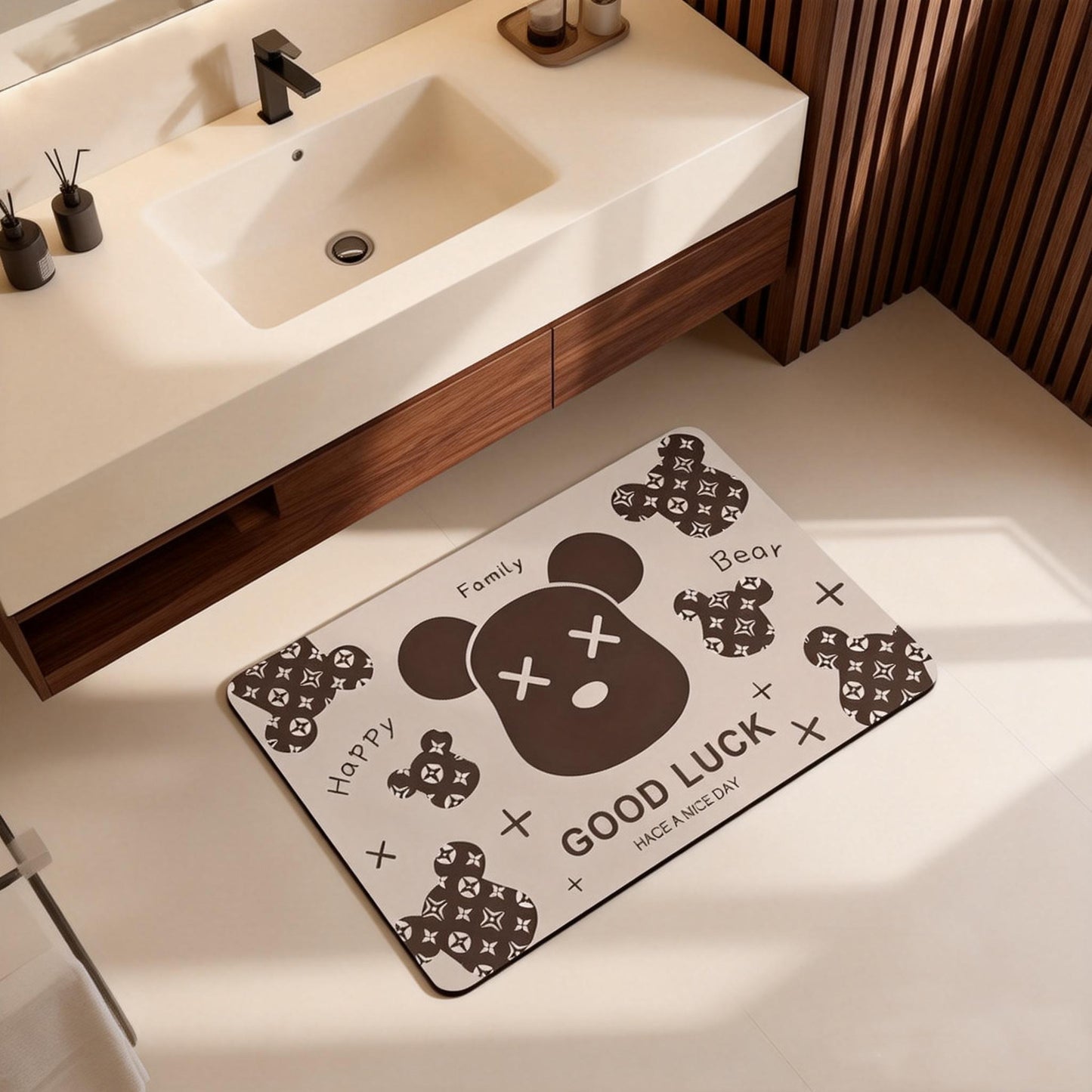 Cute Cartoon Character Bath Mat Acalora