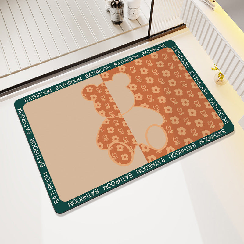 Cute Cartoon-Themed Bath Mat Acalora