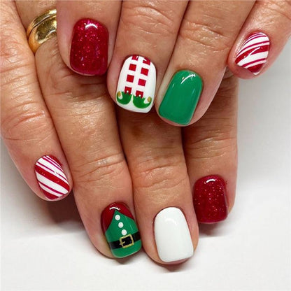 Festive Holiday Nail Art Acalora