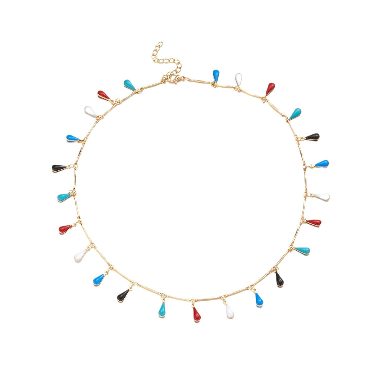 Heart Charm Statement Necklace Acalora