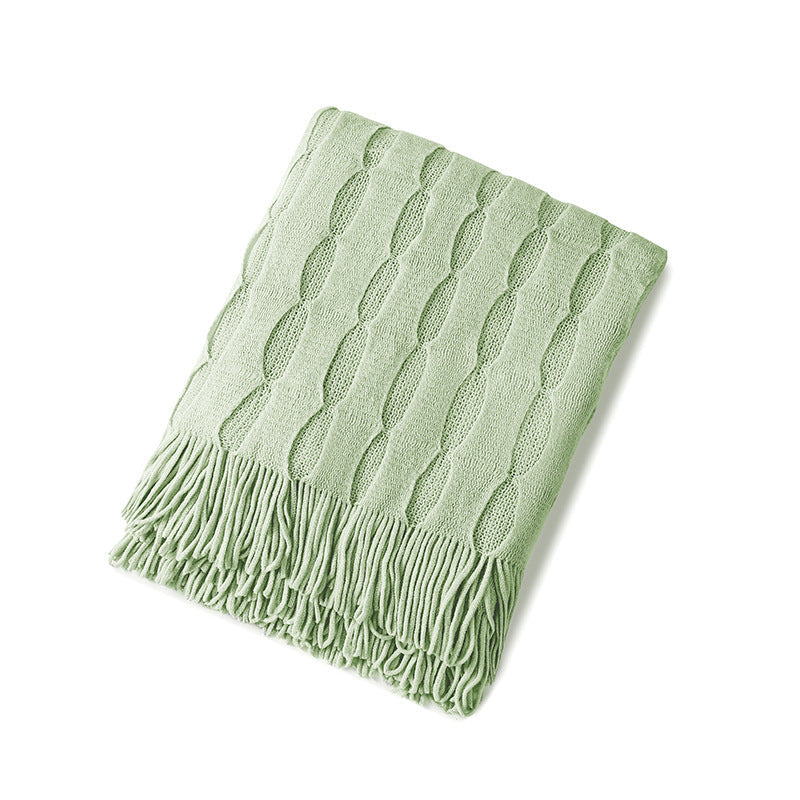 Cozy Textured Throw Blanket