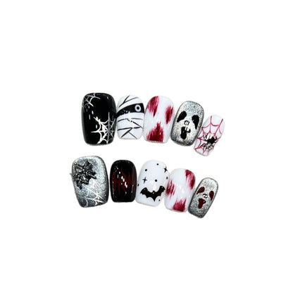 Artistic Halloween Press-On Nail Art Set Acalora