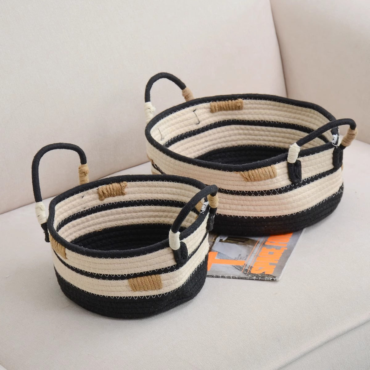 Playful storage basket Acalora