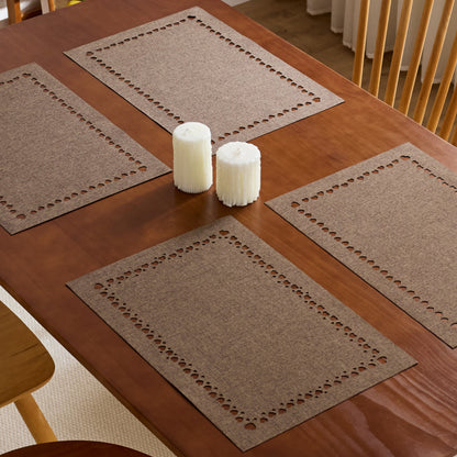 Decorative Laser-Cut Table Placemats