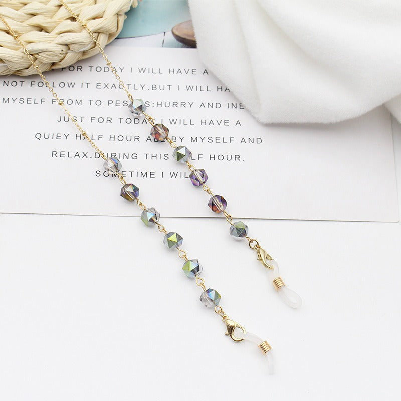 Elegant Crystal-Embellished Eyewear Chain Acalora 1788159829