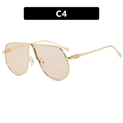 Women's Aviator sunglasses with high-quality metal frame and polarized lenses Karnz