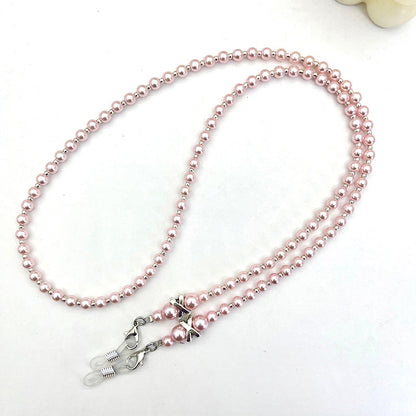 Elegant Pearl Beaded Eyewear Chain Acalora