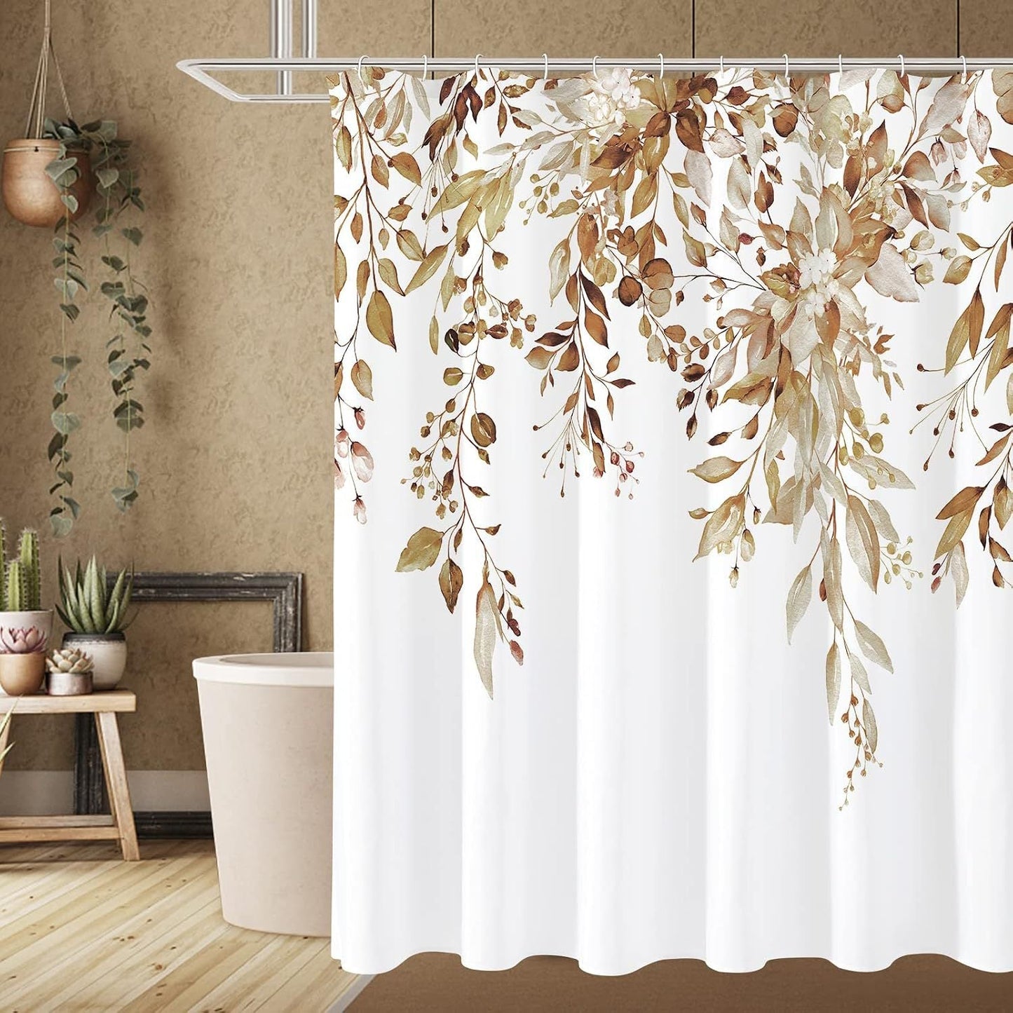 Floral Patterned Shower Curtain