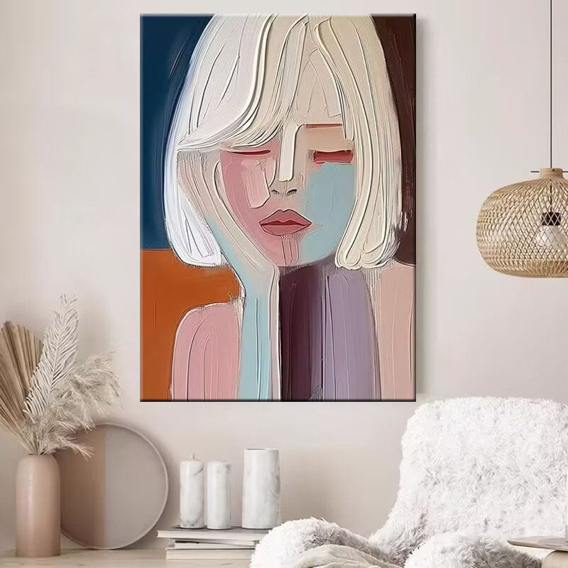Abstract Portrait Canvas Art