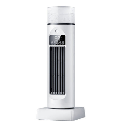 Cooling oscillating tower humidifying fan with LED display and remote Bowlift