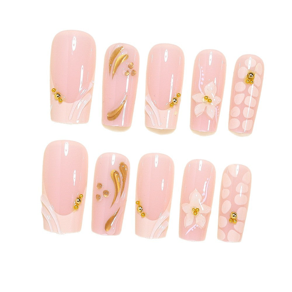 Decorative 3D Floral Nail Art Tips Acalora