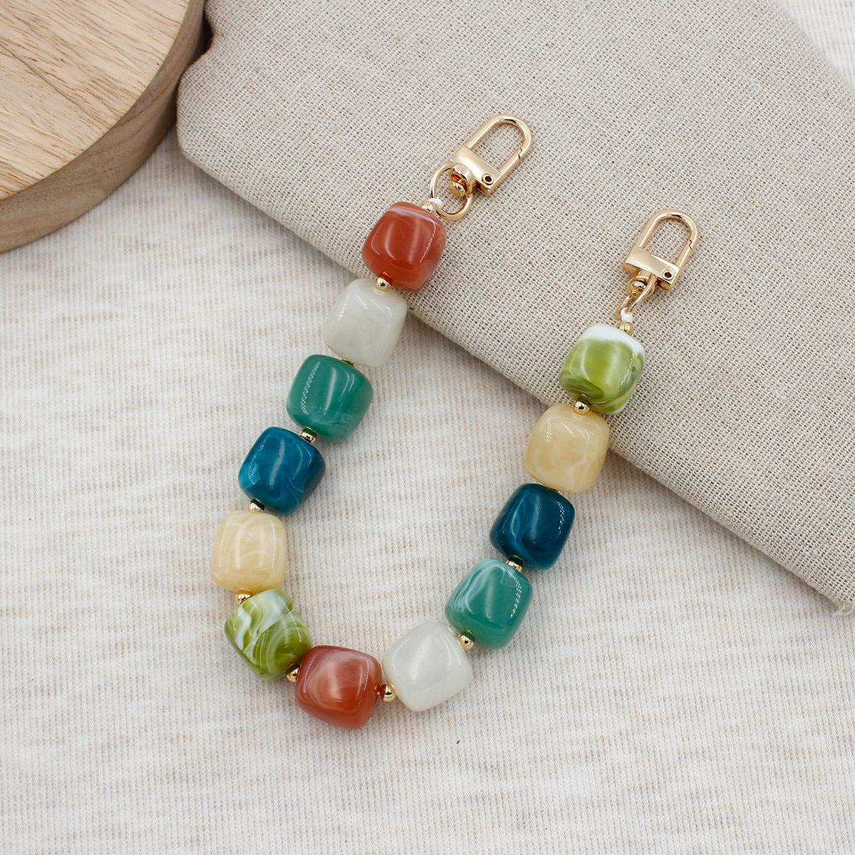 Chunky Beaded Eyewear Chain Acalora