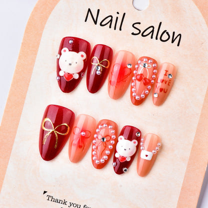 Creative Nail Art Set with Playful Designs Acalora