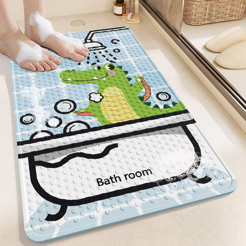 Cartoon-Themed Bath Mat