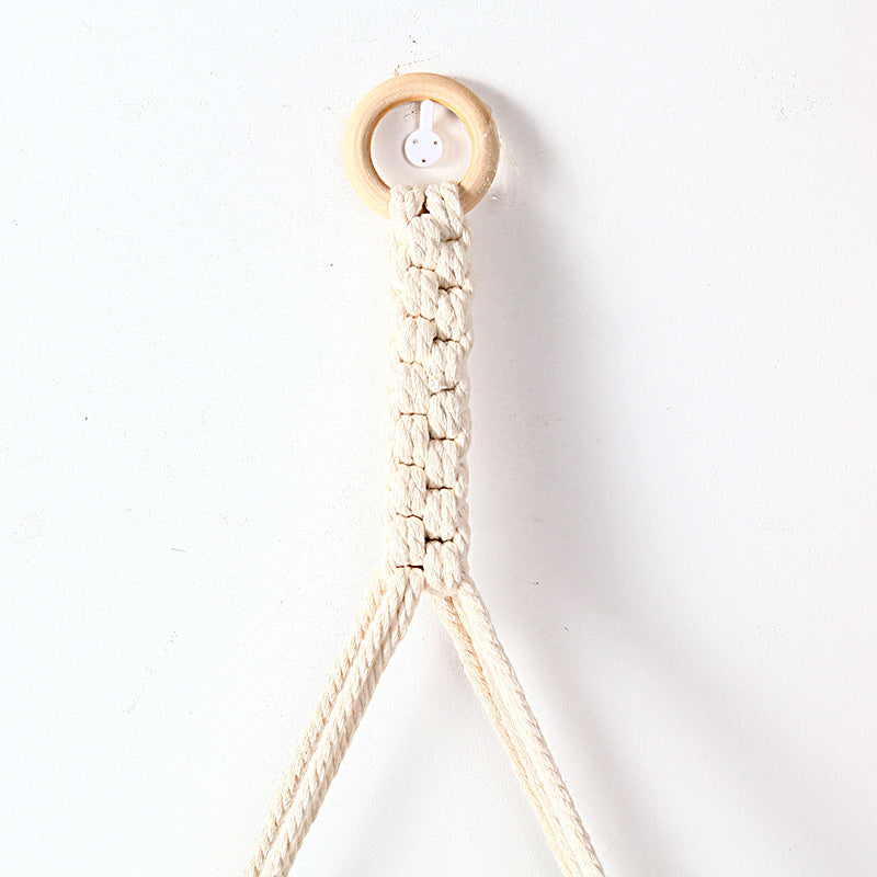 Macrame Triangle Floating Shelf Acalora