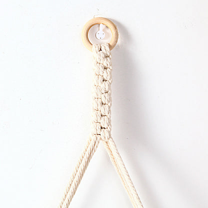 Macrame Triangle Floating Shelf Acalora
