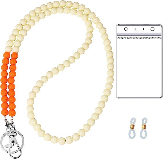 Beaded Lanyard with ID Holder Acalora