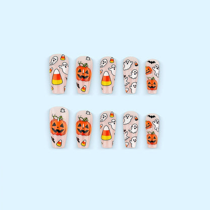 Artificial nails in festive Halloween design Acalora 1788232771