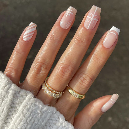 Elegant Decorative Press-On Nail Set Acalora 1788495540
